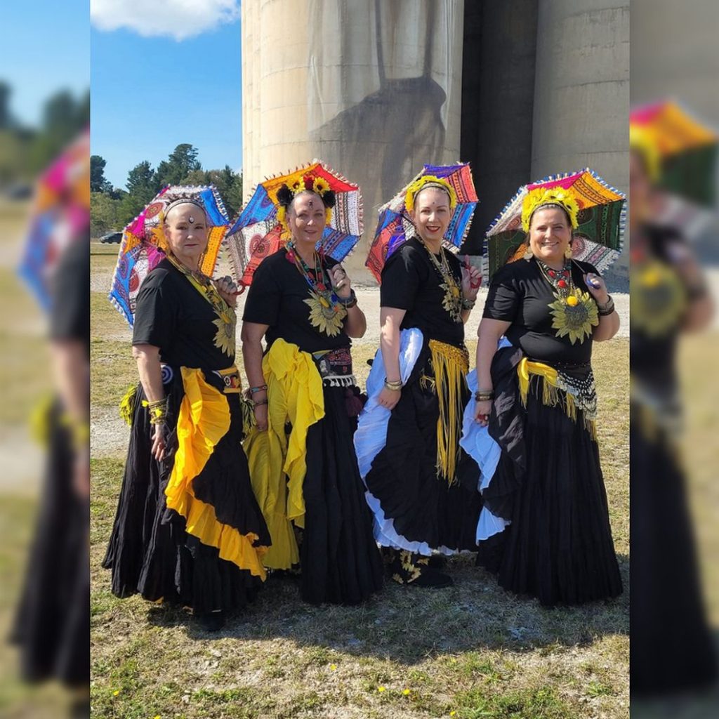 Orange Tribal Fusion Bellydance